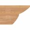 Ekena Millwork Crestline Smooth Rafter Tail, Western Red Cedar, 3 1/2"W x 12"H x 18"L RFT04X12X18CRE00SWR - alternate 2